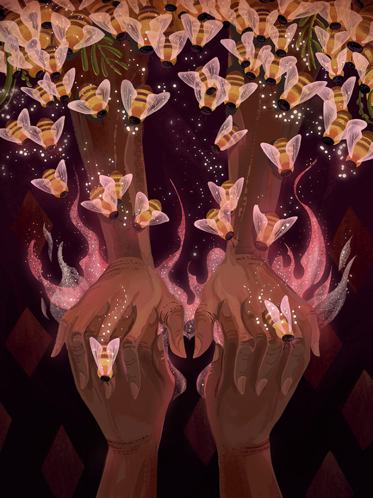 St. Valentine St Abigail St Brigid story art illustrated by Alyssa Winans