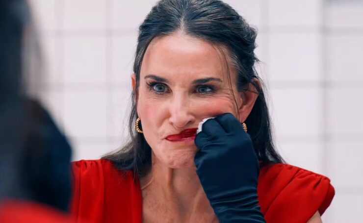 Demi Moore as Elisabeth Sparkle in The Substance