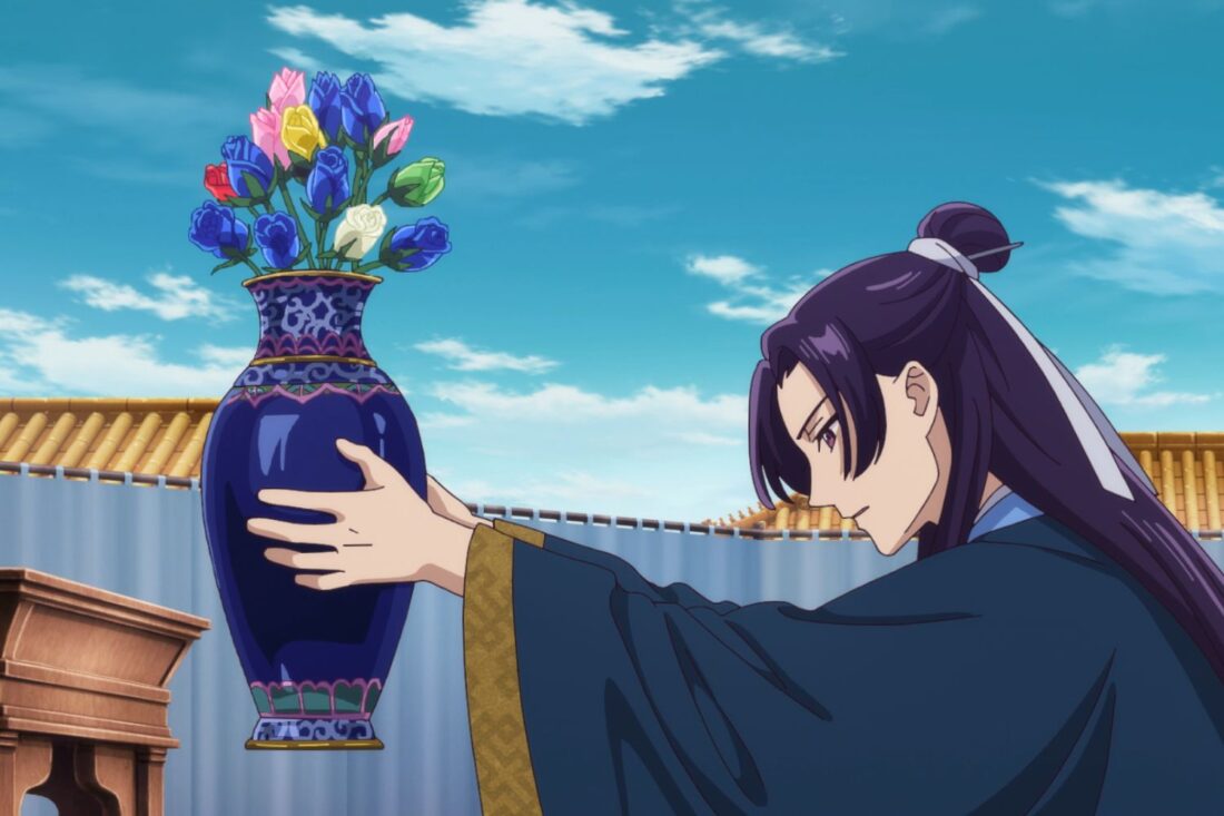 Image of Jinshi, a main character of the anime series The Apothecary Diaries
