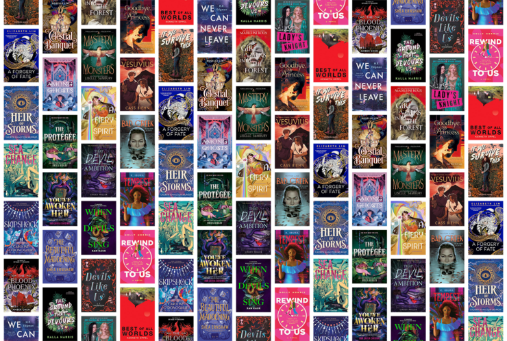 Collection of 26 covers of the new young adult SFF releases for June 2025.