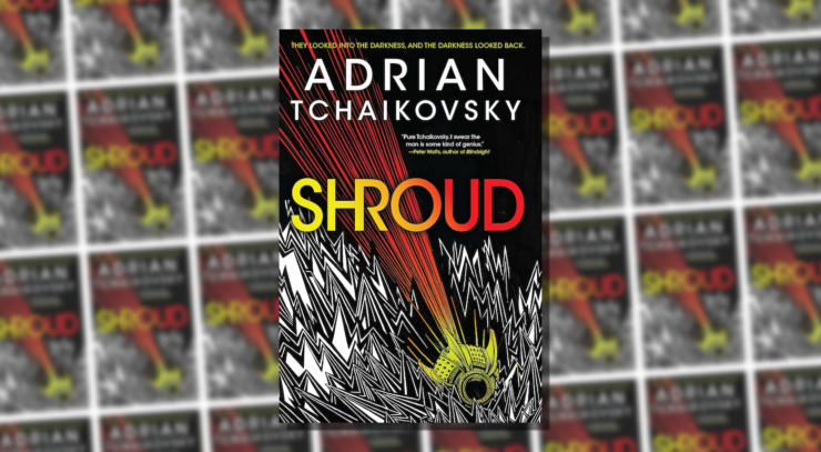 Cover of Shroud by Adrian Tchaikovsky.